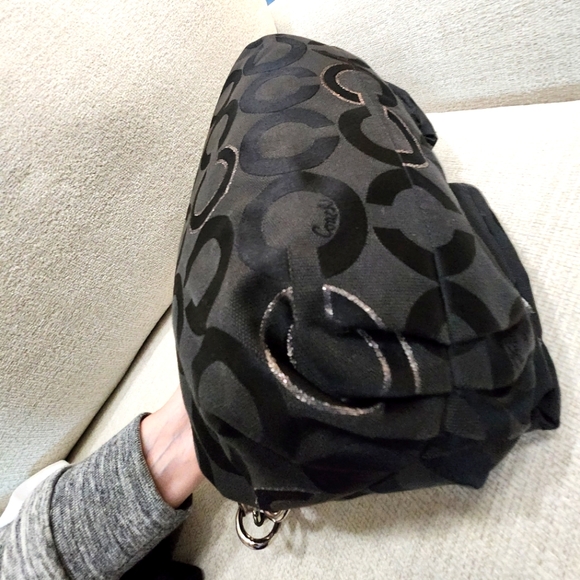 Coach Poppy Signature C's Shoulder Bag Purse c - Picture 12 of 14